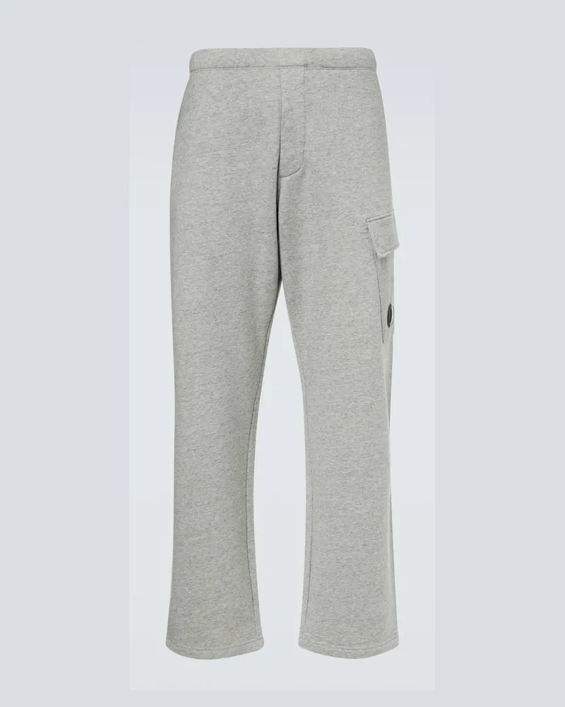 C.P. Company Jogginghose Lens aus Baumwolle Grau