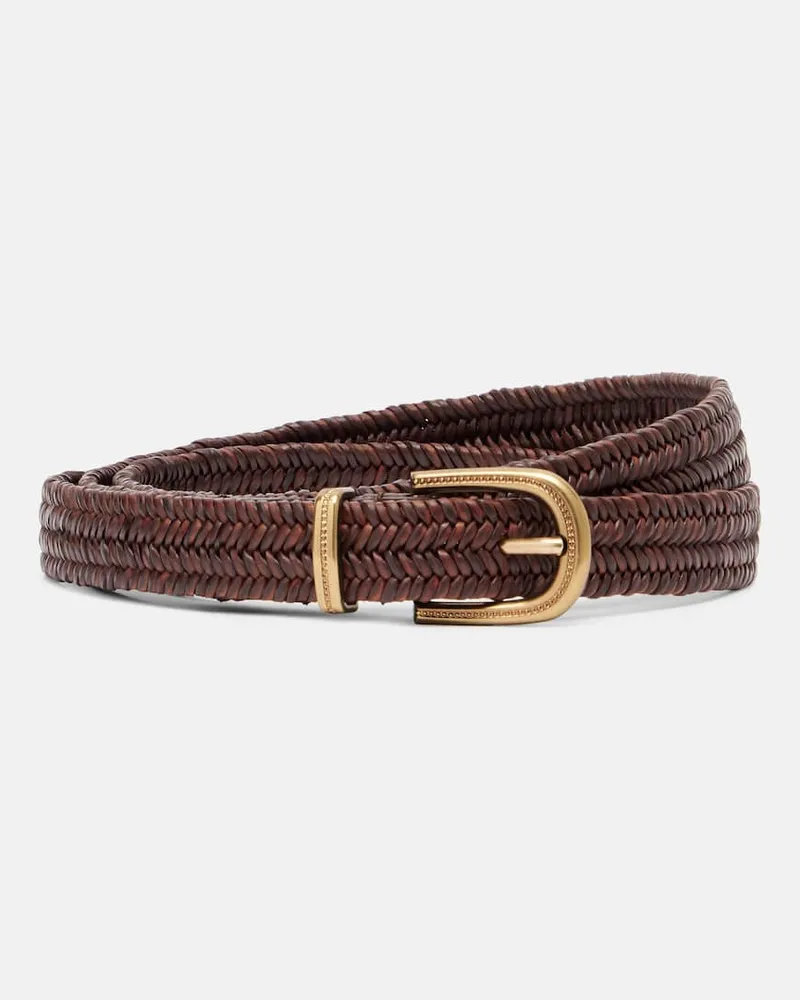 Brunello Cucinelli Gürtel aus Leder Braun