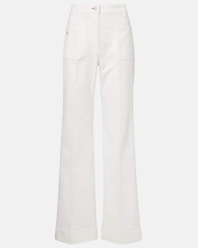 Victoria Beckham High-Rise Wide-Leg Jeans Alina Weiã