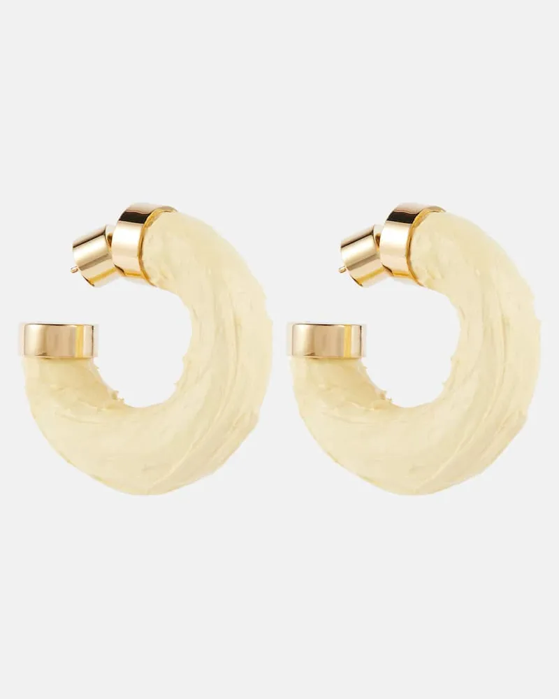 Jacquemus Ohrringe Trompe-l’oeil Gold