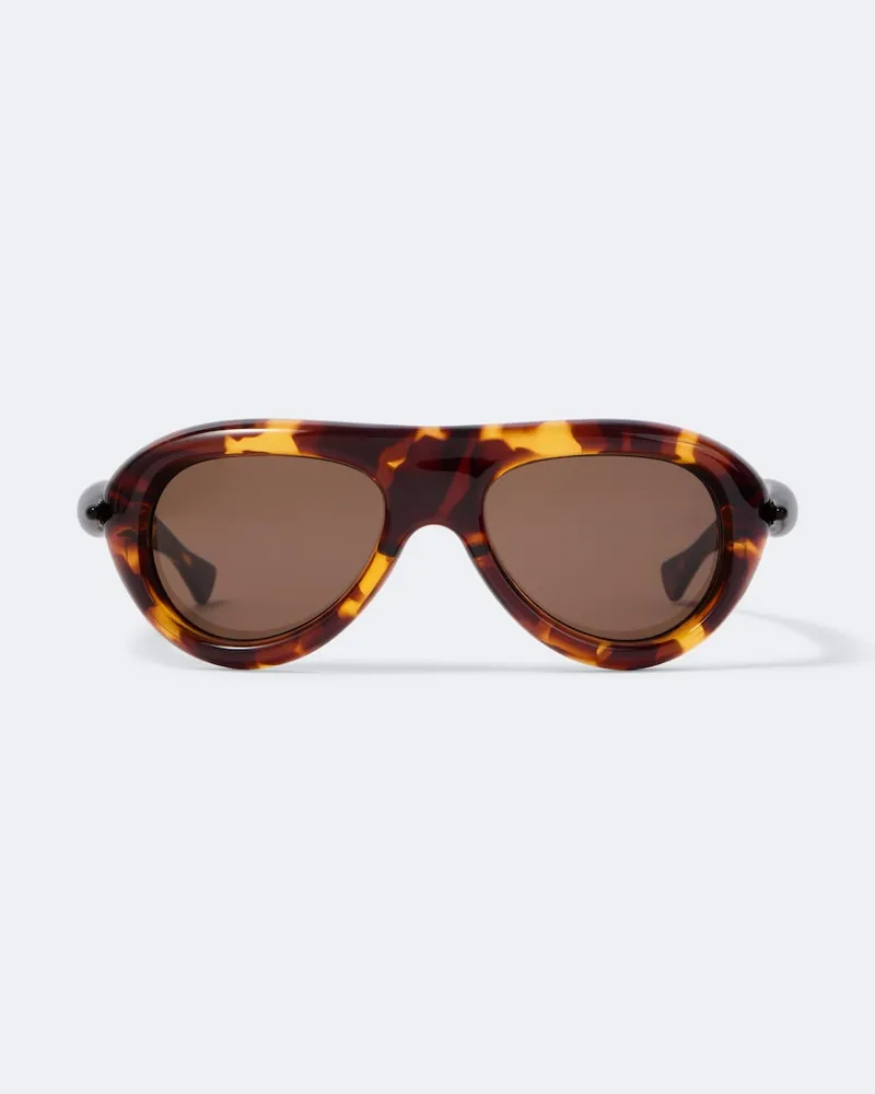 Bottega Veneta Aviator-Sonnenbrille Braun