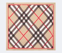 Tuch Burberry Check aus Seidenpopeline