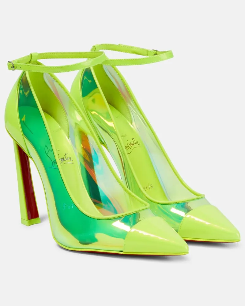 Christian Louboutin Pumps mit Leder Gelb