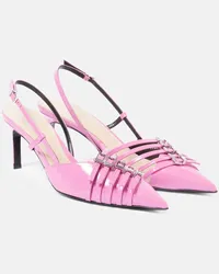 Gucci Slingback-Pumps Seraphine aus Lackleder Pink