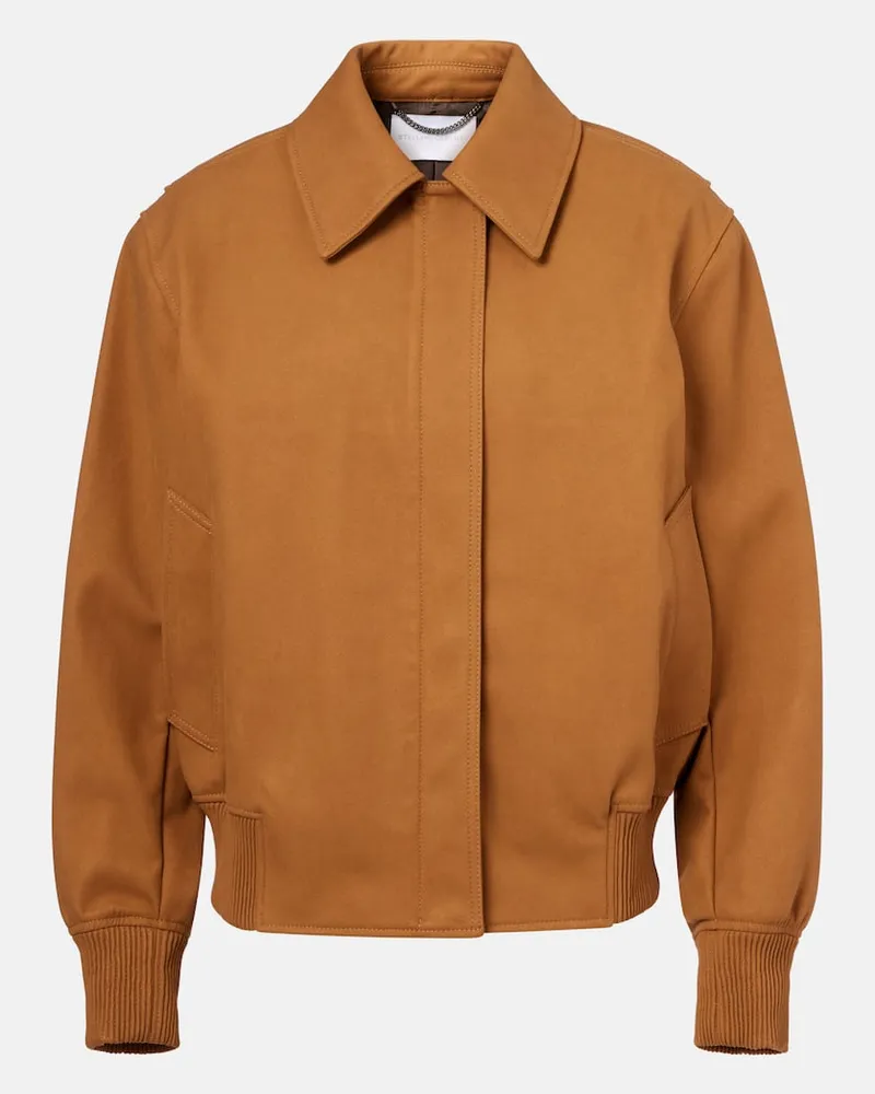 Stella McCartney Feldjacke Braun