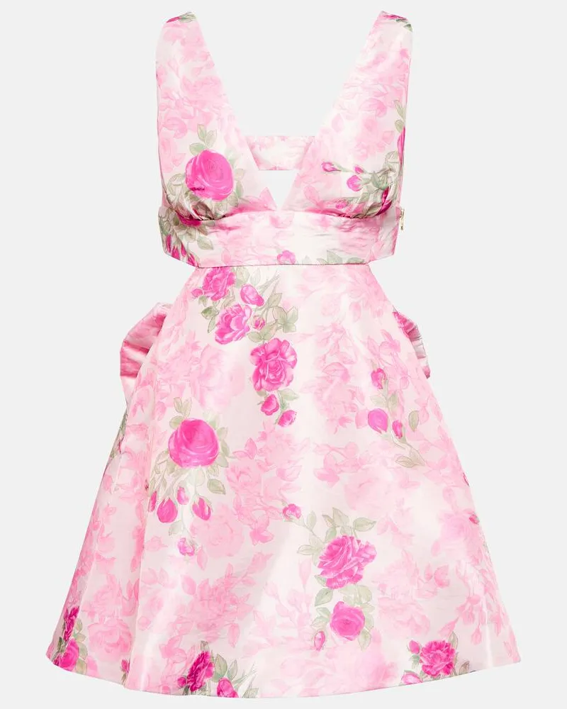 LoveShackFancy Minikleid Till Rosa