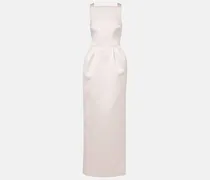 Verziertes Abendkleid Trecchi aus Satin