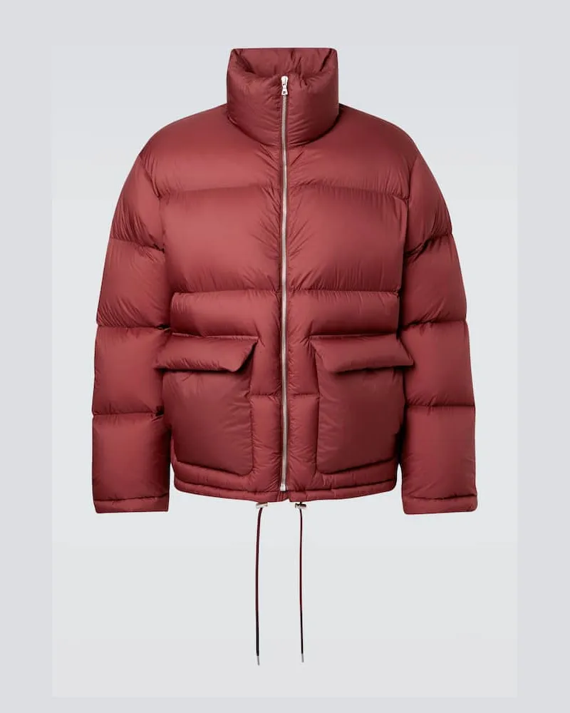 AURALEE Daunenjacke aus Ripstop Burgund
