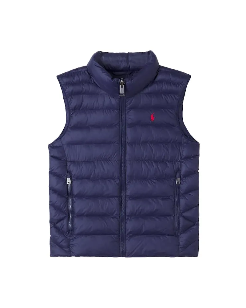 Ralph Lauren Wattierte Weste Blau