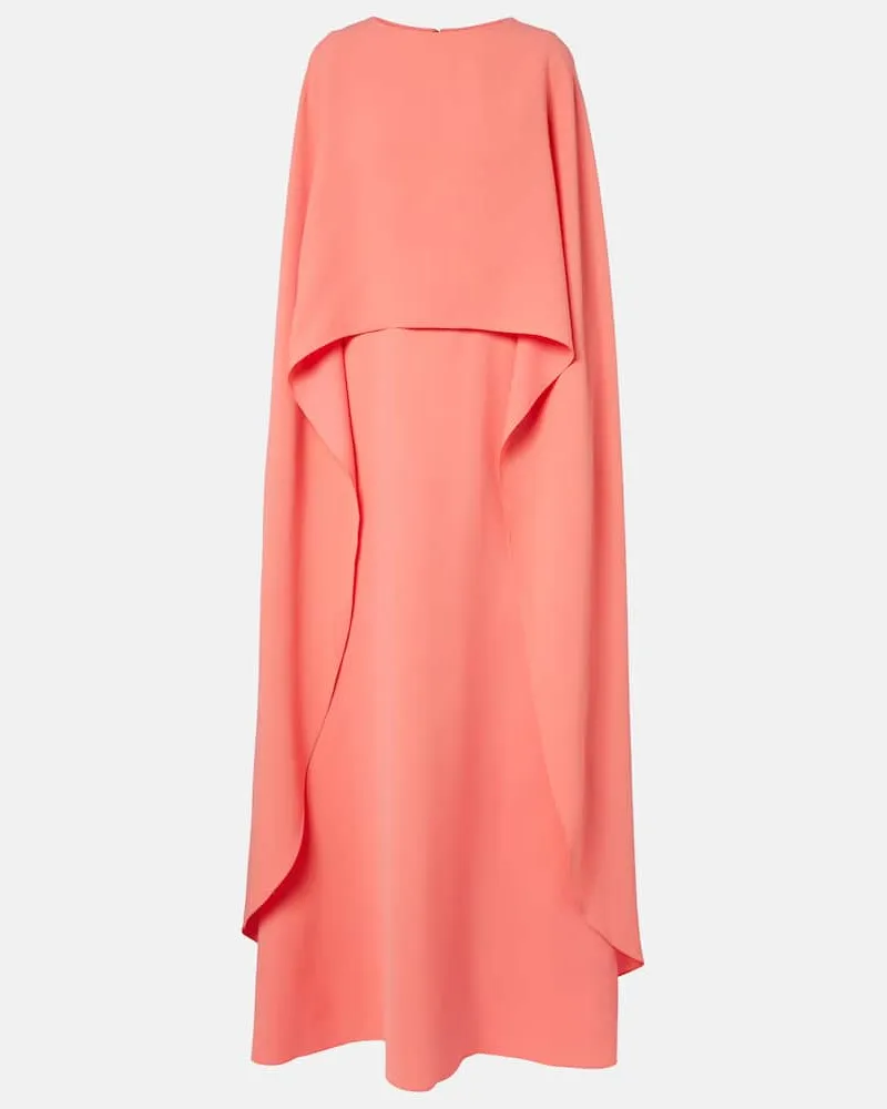 Carolina Herrera New York Robe aus Crêpe Rosa