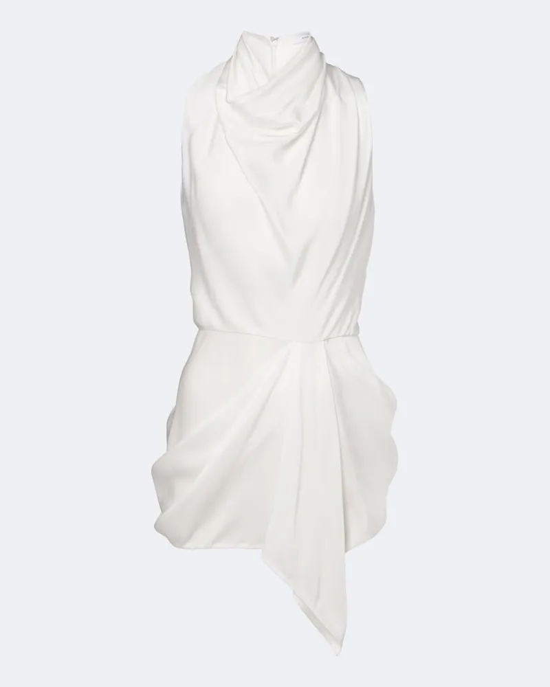 Givenchy Top aus Satin Weiß