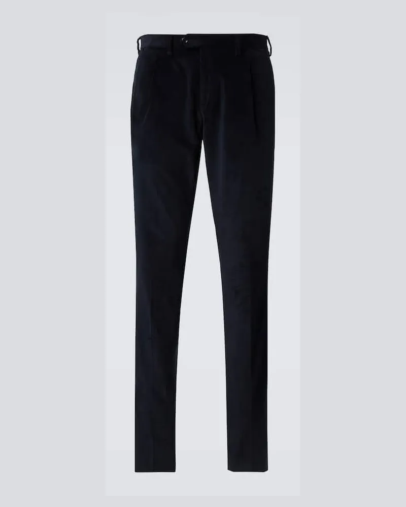 LARDINI Hose aus Baumwoll-Cord Blau
