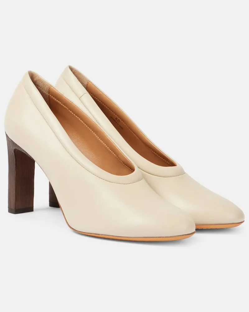 TOD'S Pumps 90 aus Leder Beige