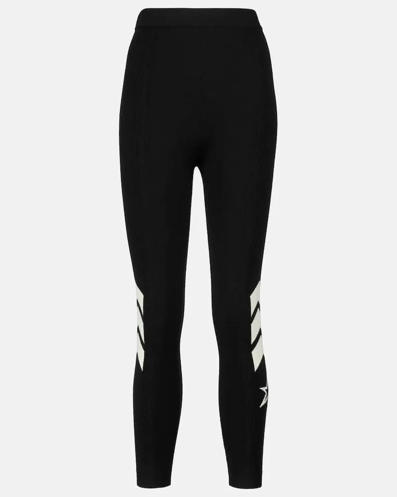 Perfect Moment Ski-Leggings Cable Underwear Schwarz