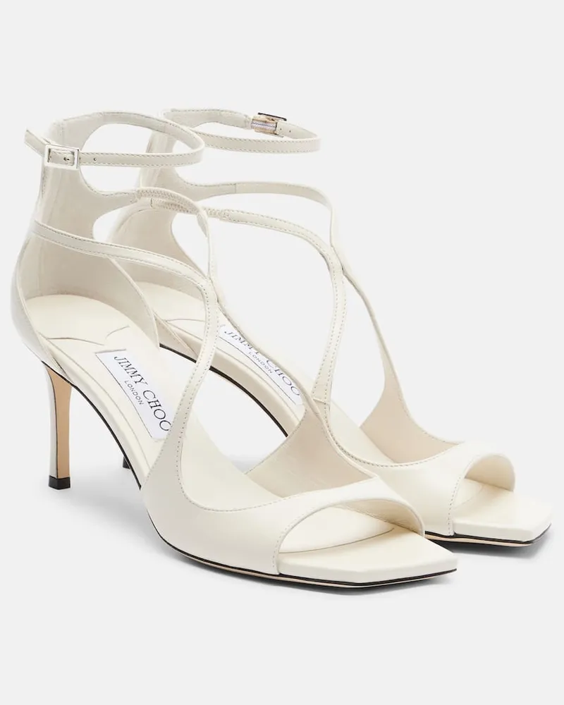 Jimmy Choo Sandalen Azia aus Leder Weiß
