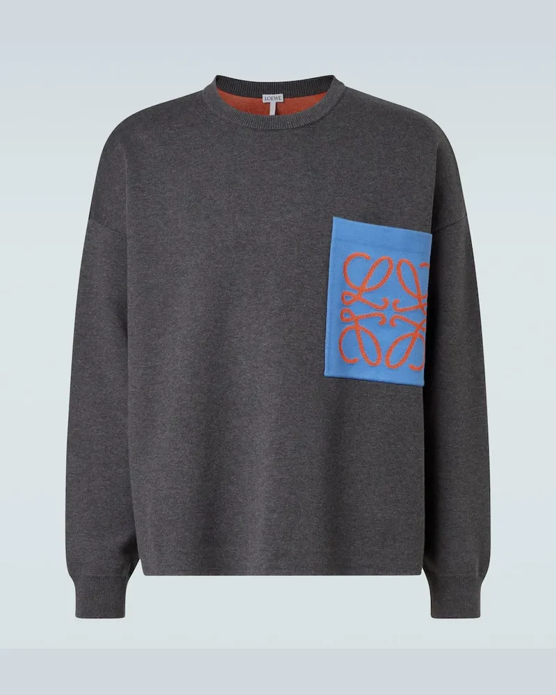 Loewe Pullover Anagram Grau