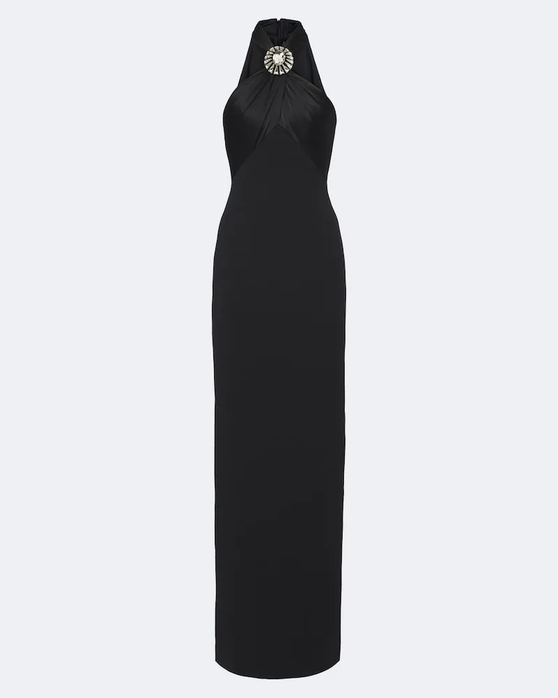 David Koma Verzierte Robe Schwarz