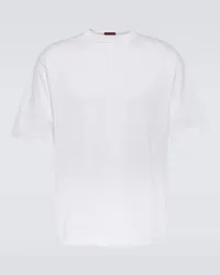 Gucci T-Shirt aus Baumwoll-Jersey Weiss