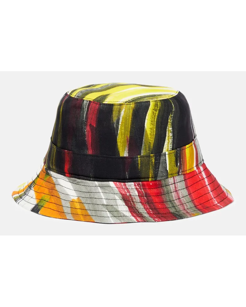 Gabriela Hearst Bedruckter Hut aus Seide Multicolor