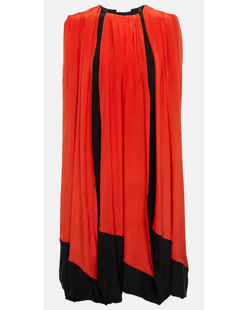 The Row Tunika-Top Althea aus Seide Rot