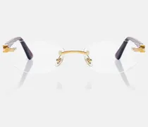 Ovale Brille Signature C