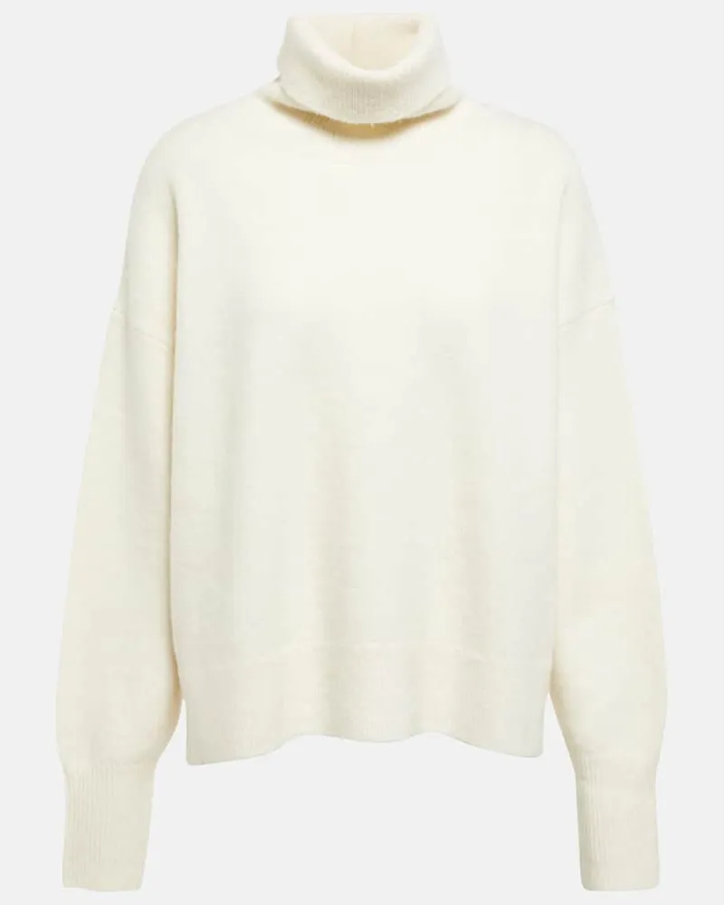 Joseph Pullover aus einem Kaschmirgemisch Weiß
