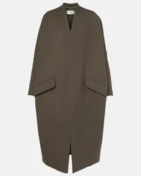 Maison Margiela Mantel aus Gabardine Braun