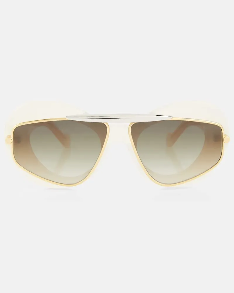 Loewe Cat-Eye-Sonnenbrille Weiß