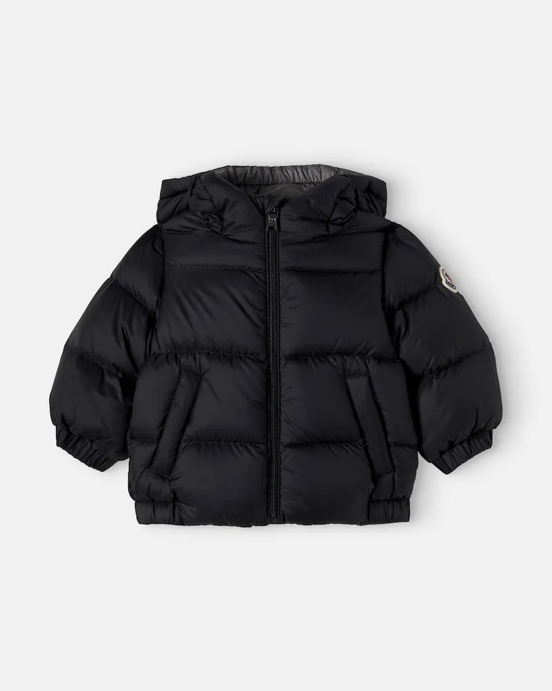 Moncler Baby wattierte Daunenjacke Macaire Schwarz