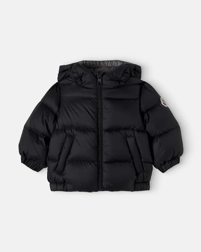 Moncler Baby wattierte Daunenjacke Macaire Schwarz
