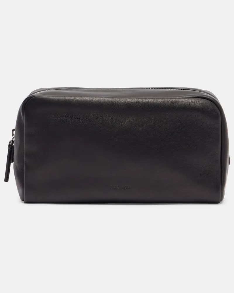 The Row Etui aus Leder Schwarz