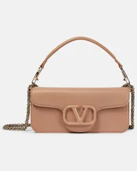 Valentino Garavani Schultertasche Loco aus Leder Pink