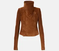 Jacke aus Veloursleder