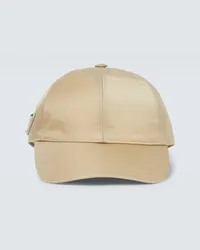 Prada Baseballcap aus Re-Nylon Beige