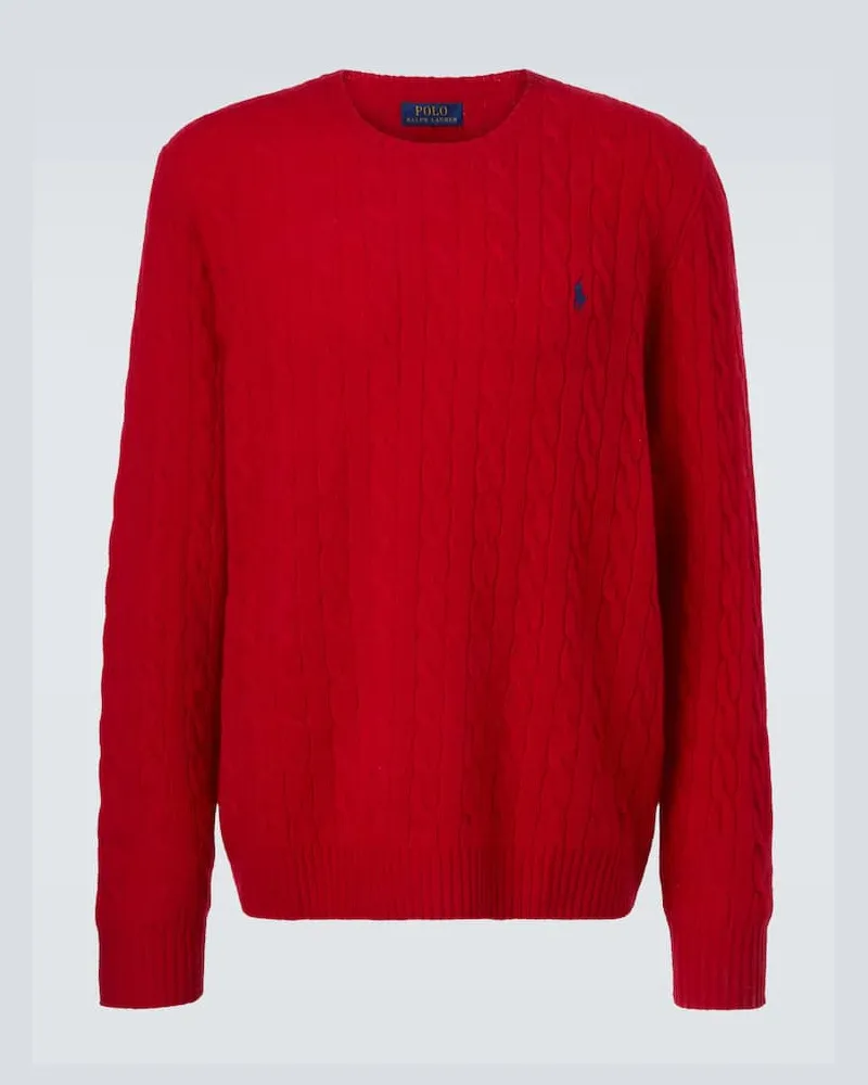 Ralph Lauren Pullover aus Wolle und Kaschmir Rot
