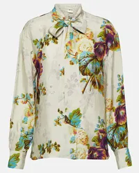 Tory Burch Bluse aus Satin Multicolor