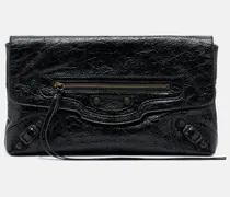 Clutch Le City aus Leder
