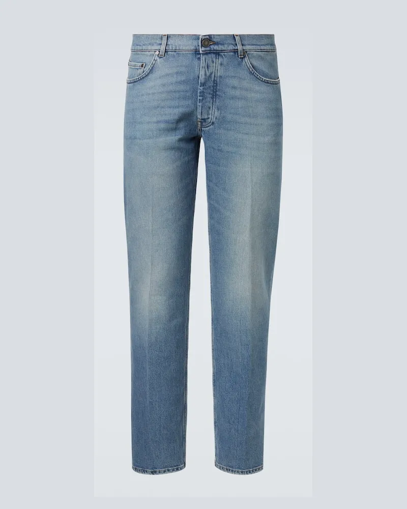 LARDINI Slim Jeans Blau