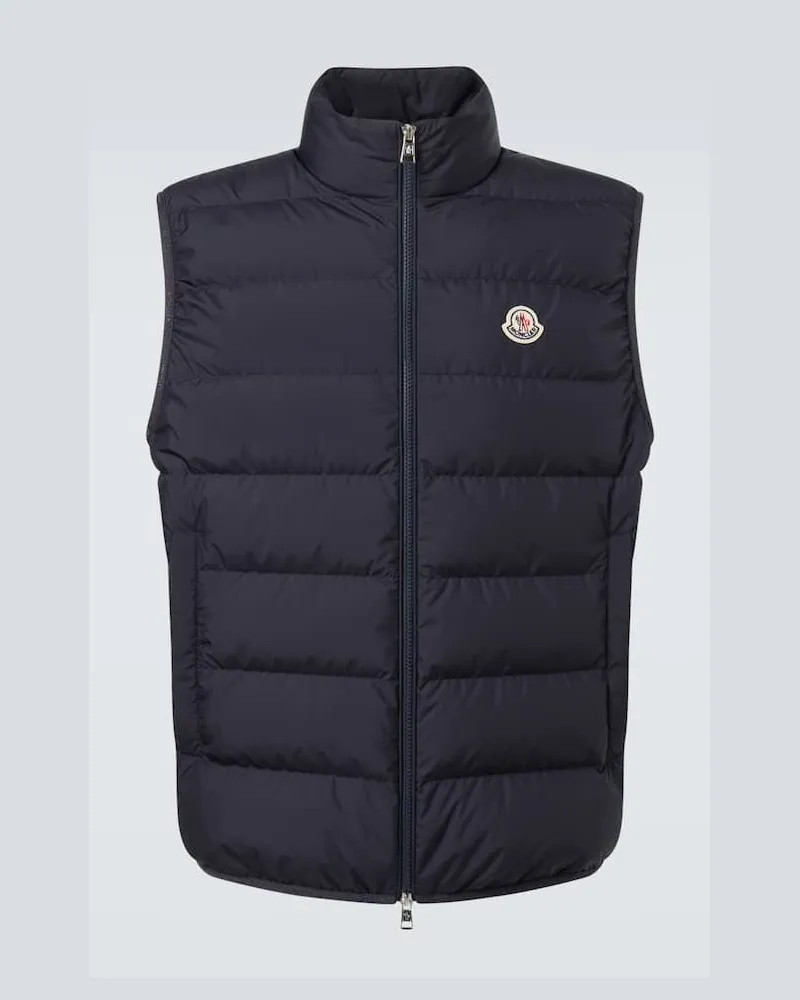 Moncler Daunenweste Contrin Blau