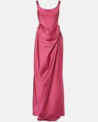 Vivienne Westwood Robe aus Crepe Pink