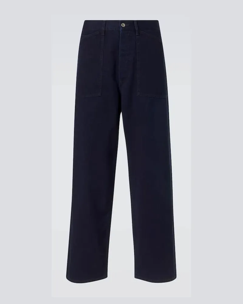 Visvim Wide-Leg Jeans Scout Blau