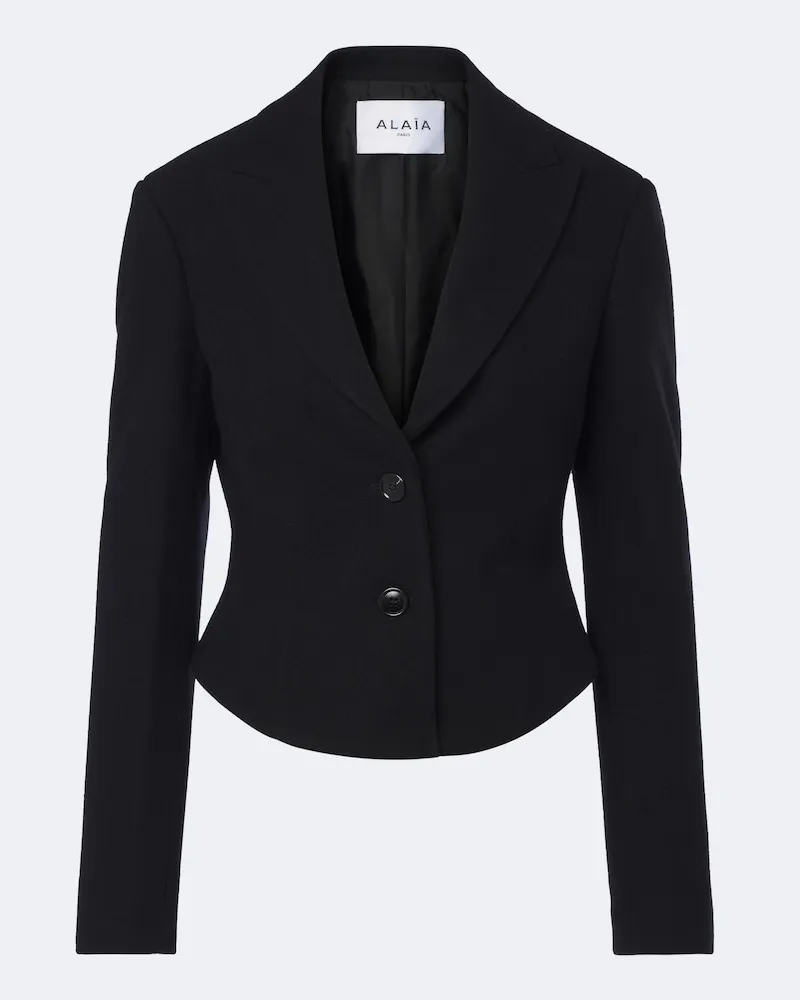 Alaïa Alaïa Jacke aus Wolle Schwarz