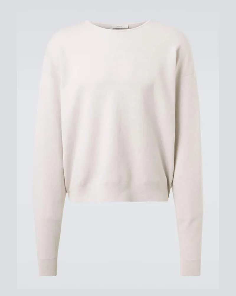 Christophe Lemaire Pullover aus Baumwolle Beige