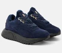 Sneakers Malaga aus Veloursleder