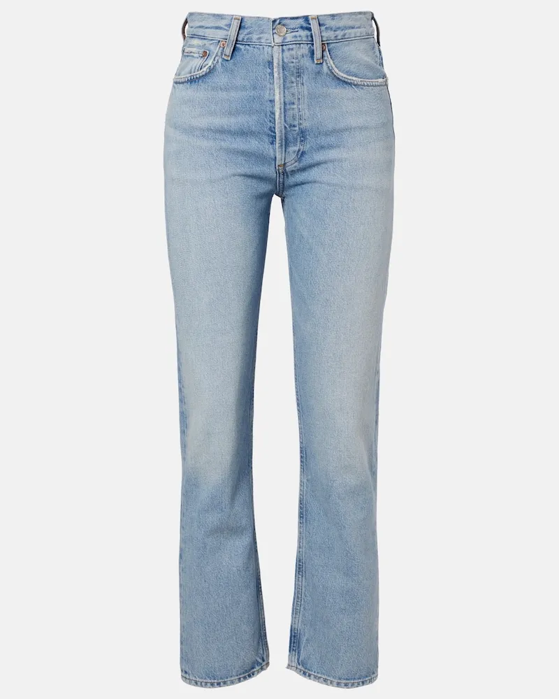 AGOLDE Straight Jeans 90’s Pinch Waist Blau