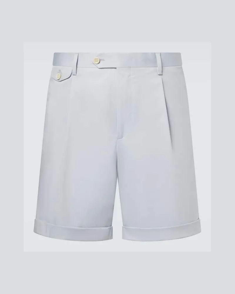 LARDINI Shorts aus einem Baumwollgemisch Blau