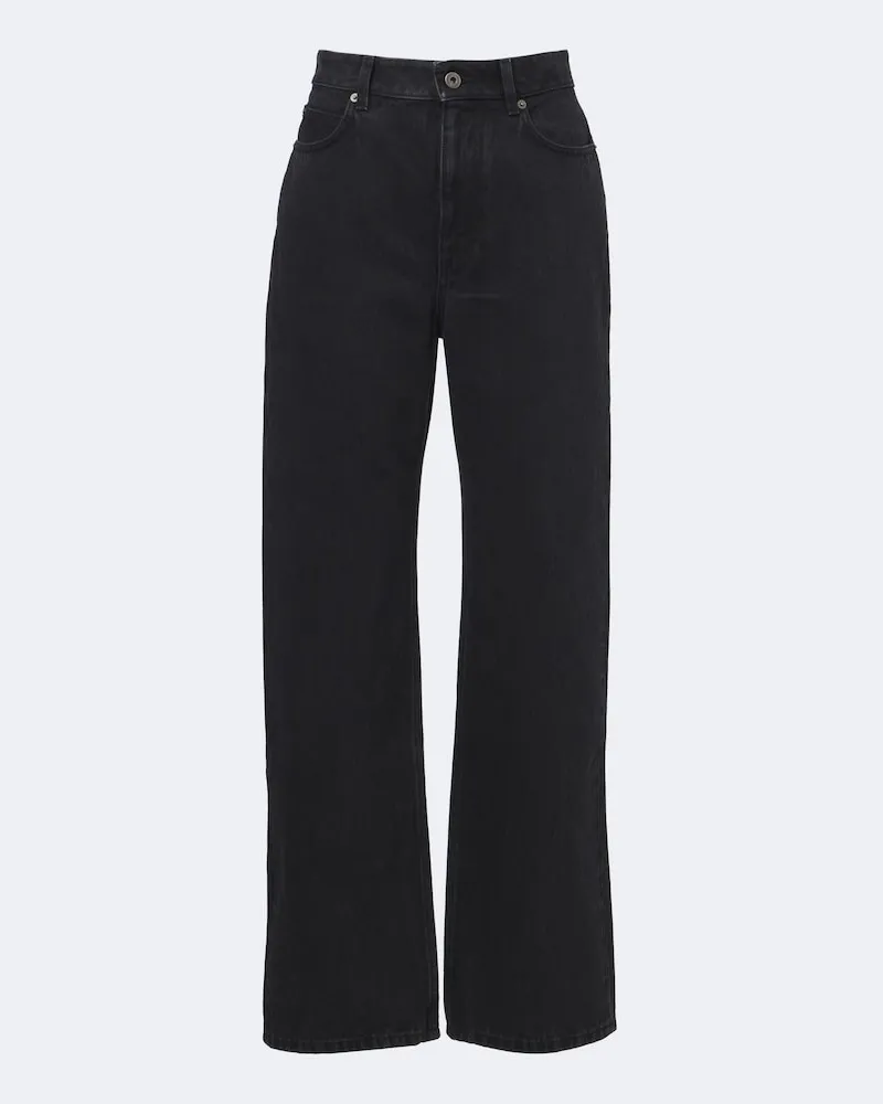 Loewe Straight Jeans Anagram Schwarz