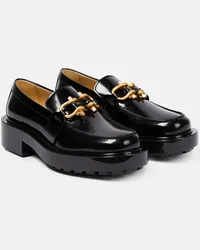 Bottega Veneta Loafers Monsieur aus Leder Schwarz