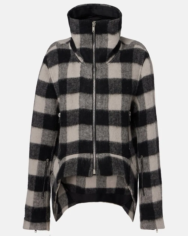 Rick Owens Jacke Exploder aus Schurwolle Schwarz