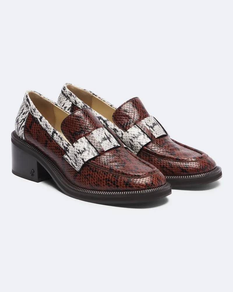 Jimmy Choo Loafer-Pumps Tylor aus Leder Multicolor